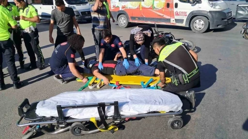 Karaman’da otomobil ile motosiklet çarpıştı: 1 yaralı
