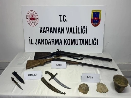 Karaman&rsquo;da tarihi eser operasyonu: 6 tutuklama
