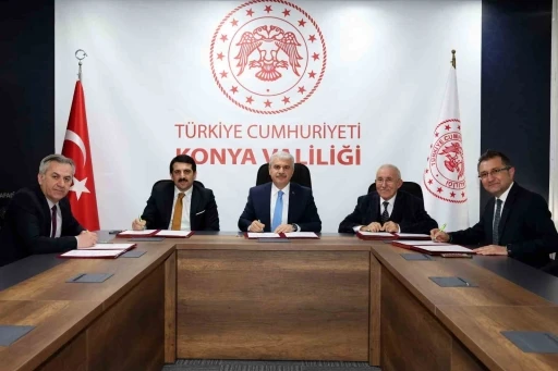Karapınar&rsquo;a yapılacak anaokulunun protokol&uuml; imzalandı
