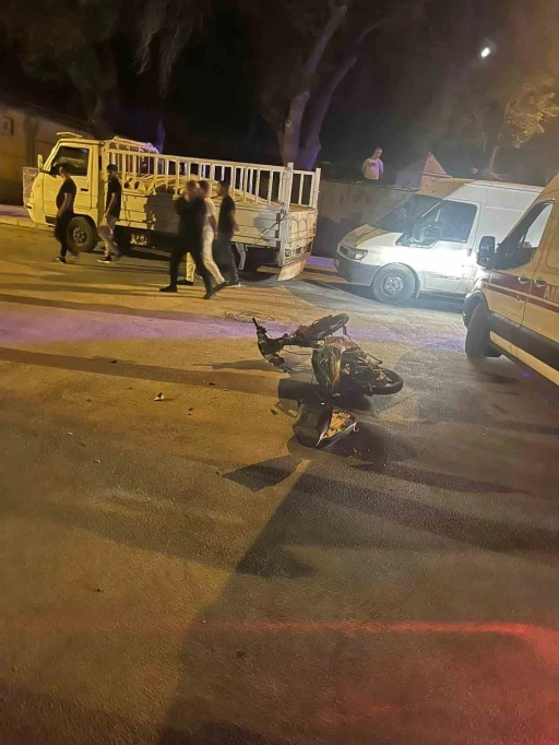 Karapınar’da motosiklet otomobille çarpıştı: 1 yaralı
