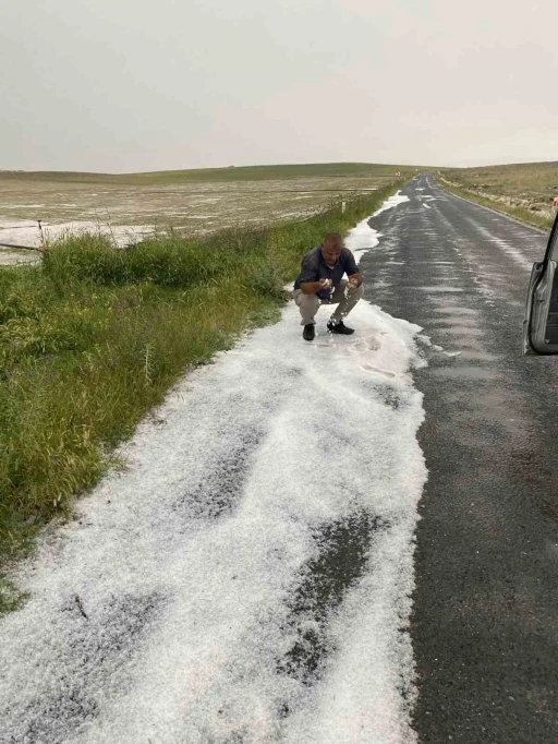 Karapınar’da sağanak yağış
