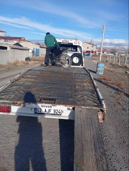 Karapınar&rsquo;da trafik denetimleri
