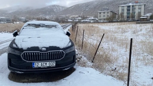 Karlıova beyaza büründü
