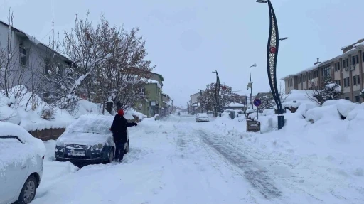 Karlıova&rsquo;da kar ve tipi hayatı olumsuz etkiledi
