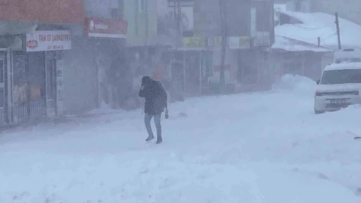 Karlıova&rsquo;da tipi ve fırtına hayatı fel&ccedil; etti: Esnaf kepenk kapattı
