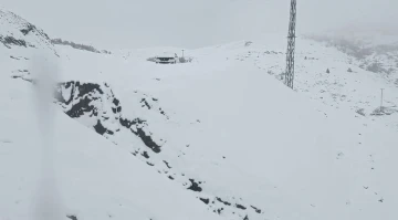 Karlıova’nın yüksek kesimleri beyaza büründü
