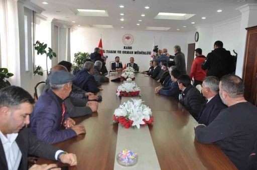 Kars Damızlık Sığır Yetiştiricileri Birliği&rsquo;ne birinci derece tarımsal &ouml;rg&uuml;t belgesi
