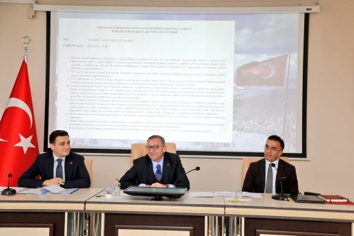 Kars&rsquo;ta İl Koordinasyon Kurulu Toplantısı d&uuml;zenlendi
