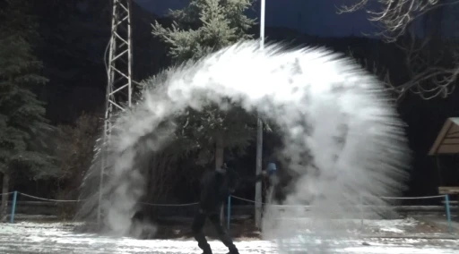 Kars’ta Sibirya soğukları etkisini sürdürüyor
