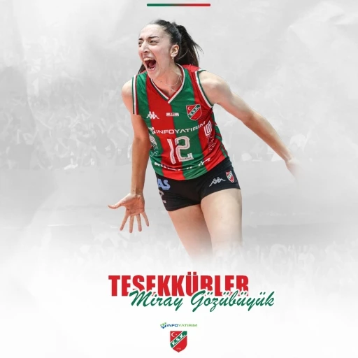 Karşıyaka Voleybol, Miray Gözübüyük ile yollarını ayırdı
