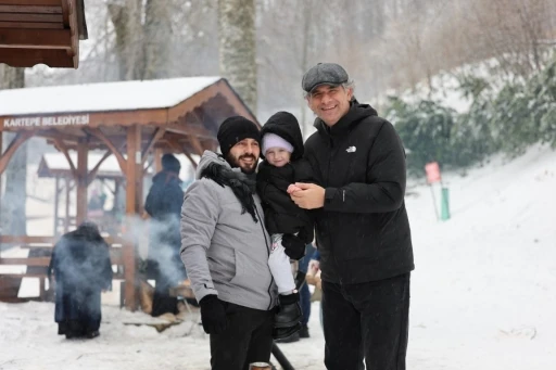 Kartepe&rsquo;deki mesire alanı kışın da misafirlerini ağırlıyor
