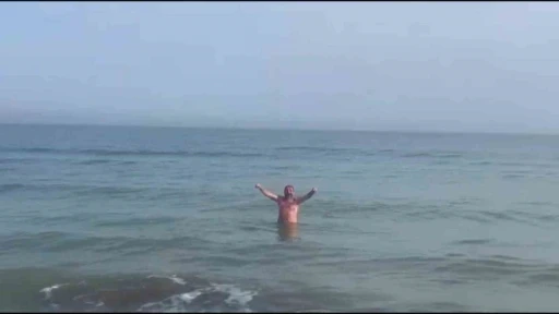 Kasım ayında deniz keyfi
