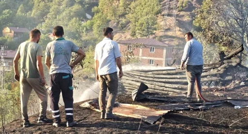 Kastamonu’da aynı bölgede ikinci orman yangını: 5 samanlık küle döndü
