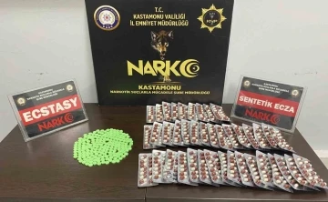 Kastamonu’da çok sayıda uyuşturucu hap ele geçirildi: 1 tutuklama
