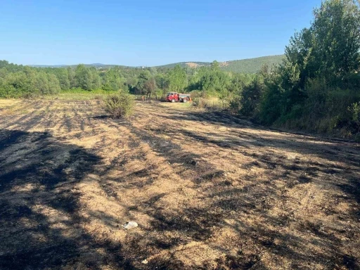 Kastamonu’da elektrik tellerinin kopması sebebiyle ormanlık alanda çıkan yangın söndürüldü
