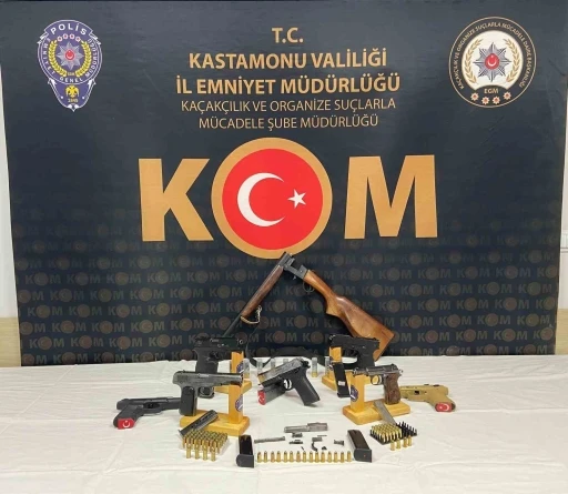 Kastamonu&rsquo;da ka&ccedil;ak silah operasyonu: 1 tutuklama
