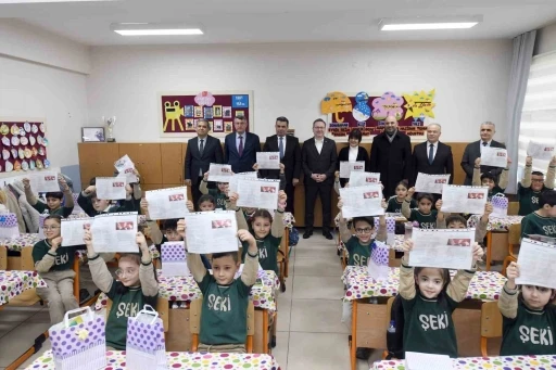 Kastamonu&rsquo;da &ouml;ğrenciler karne sevinci yaşadı
