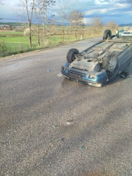 Kastamonu’da otomobil takla attı: 1 yaralı
