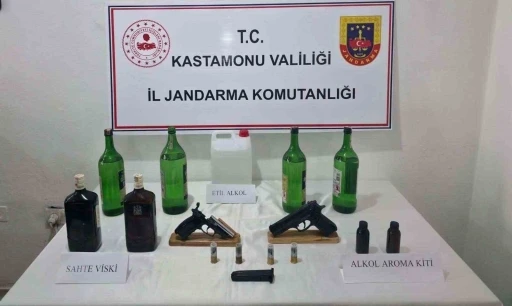 Kastamonu&rsquo;da sahte i&ccedil;i operasyonu: 4 g&ouml;zaltı
