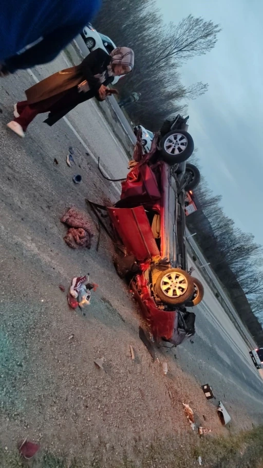 Kastamonu’da takla atan otomobilin sürücüsü ağır yaralandı
