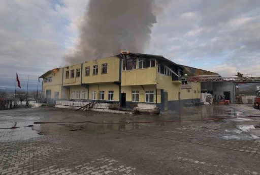 Kastamonu&rsquo;daki fabrika yangını kontrol altına alındı
