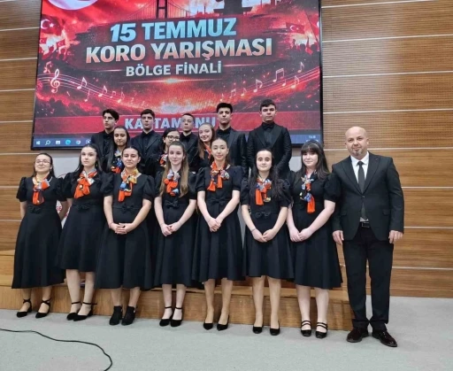 Kastamonulu &ouml;ğrenciler koro yarışmasının b&ouml;lge finalinde 1&rsquo;inci oldu
