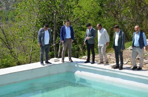 Kayabalı Köyü’nde sulama havuzu hizmete girdi
