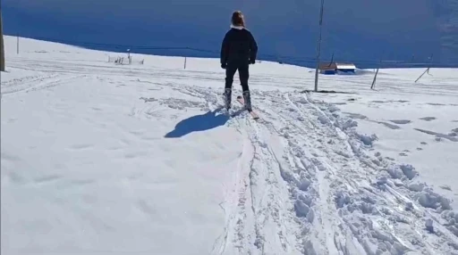 Kayak merkezi olmayan Giresun’da kayak sezonu Eğribel’de açıldı
