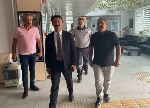 Kaymakam Ahmet Oğuz Aslan, SGK’da incelemeler yaptı
