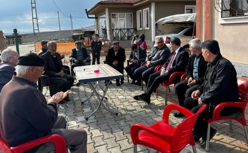 Kaymakam Aslan, k&ouml;y evlerine yerleşen vatandaşları ziyaret etti
