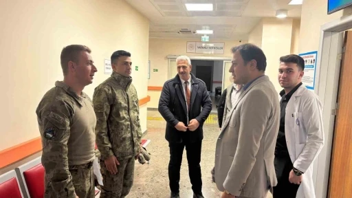 Kaymakam Bayram kurumlarda y&uuml;r&uuml;t&uuml;len &ccedil;alışmaları yerinde inceledi
