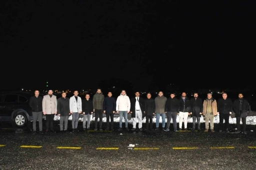 Kaymakam &Ccedil;akır, karla m&uuml;cadele &ccedil;alışmalarını yerinde inceledi
