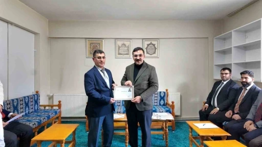 Kaymakam &Ccedil;amkerten din g&ouml;revlileriyle bir araya geldi
