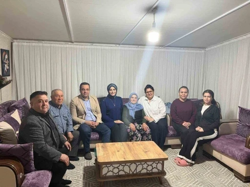 Kaymakam Dalak&rsquo;tan şehit annesi ve Kıbrıs gazisine vefa
