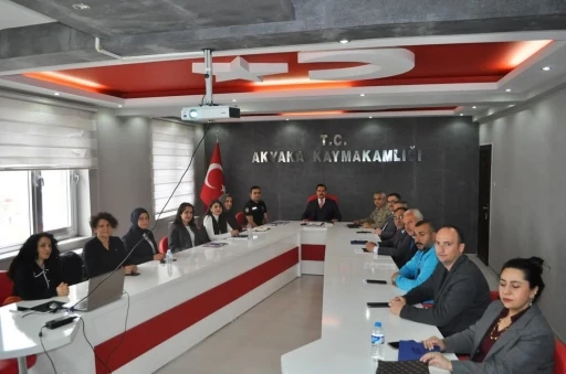 Kaymakam Demirtaş  kurum amirleriyle buluştu
