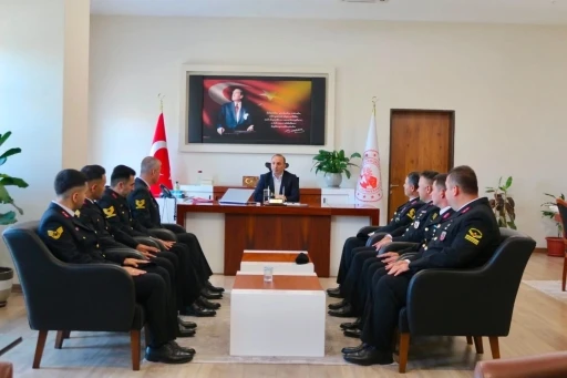 Kaymakam Erdoğan jandarma personelini ağırladı
