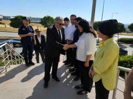 Kaymakam Helvacı, OSB b&ouml;lgesinde incelemede bulundu
