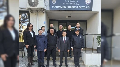 Kaymakam Kaya&rsquo;dan Marmaris Polisevi'ne ziyaret