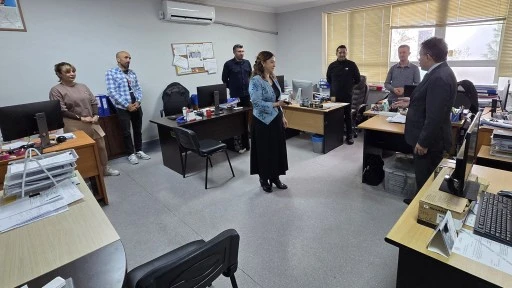 KAYMAKAM KAYA&rsquo;DAN MİLLİ EĞİTİM M&Uuml;D&Uuml;RL&Uuml;Ğ&Uuml;NE ZİYARET