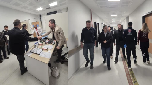 Kaymakam Kaya&rsquo;dan sağlık &ccedil;alışanlarına 14 Mart ziyareti