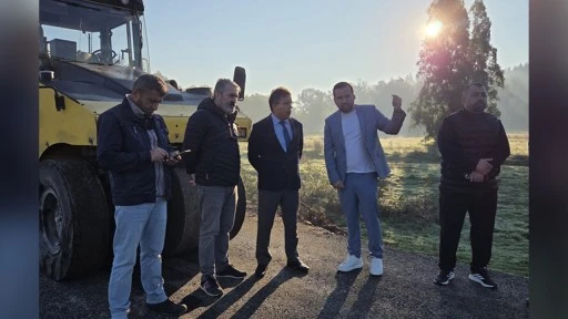 Kaymakam Kaya, Hisarönü Karayolu Çalışmalarını Yerinde İnceledi