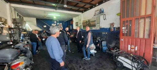 Kaymakam Maslak, sanayi esnafını ziyaret etti
