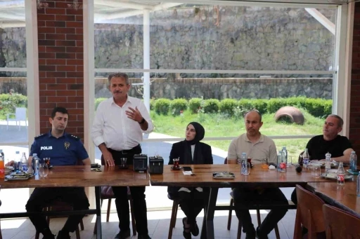 Kaymakamı Şendur&rsquo;a veda etti
