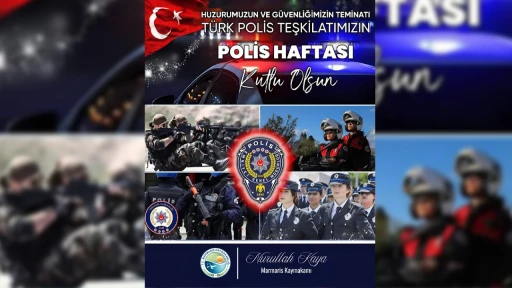 Kaymakamımız Sayın Nurullah Kaya&rsquo; nın 10 Nisan Polis Haftası Mesajı;