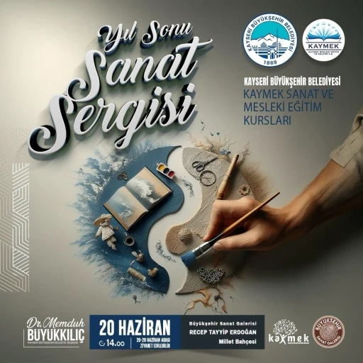 KAYMEK&rsquo;ten bin 200&rsquo;&uuml; aşkın eserden oluşan yıl sonu sergisi
