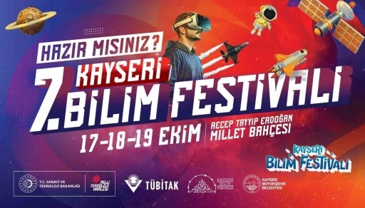 Kayseri 7. Bilim Festivali başlıyor
