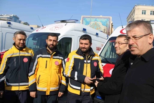 Kayseri&rsquo;de 12 ambulans daha hizmete başladı

