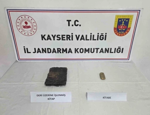 Kayseri&rsquo;de tarihi eser operasyonu
