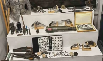 Kayseri’deki operasyonda lav silahı ele geçirildi
