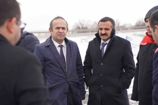 Kayseri OTB&rsquo;de gece yarısı mesaisi ardından saha incelemesi
